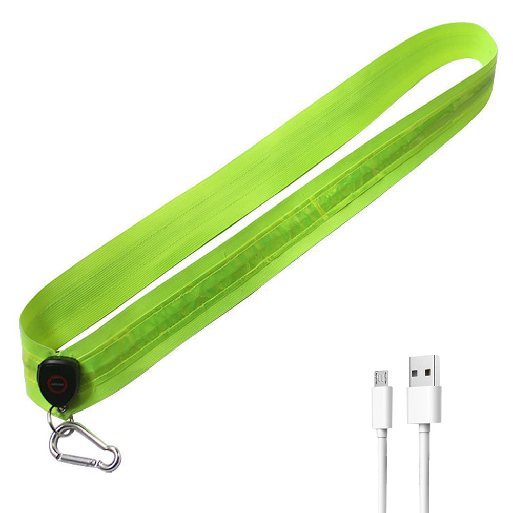 Running Gear For Night - LED Running Belt Rechargeable Illuminated Shoulder