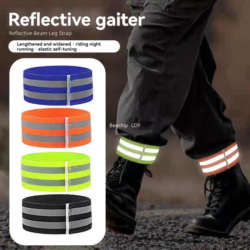 Running Gear Parts - Reflective Bicycle Trouser Straps Night Riding