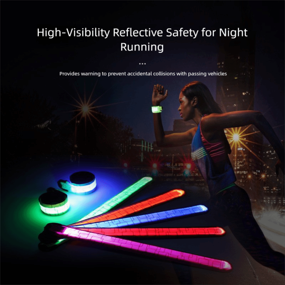 Running Gear For Night - Battery Style Night Running Armband 5