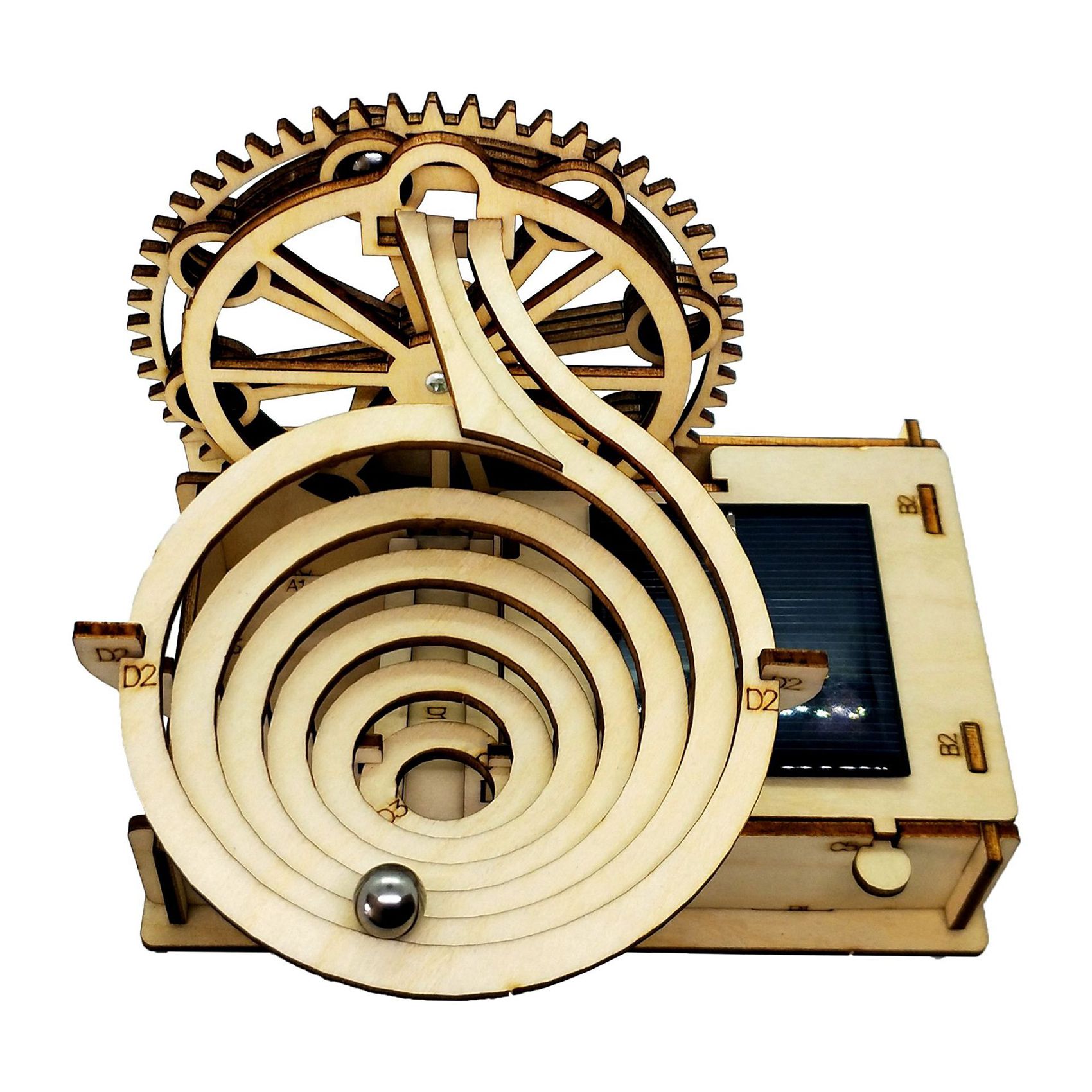 3D Wooden Marble Run Track Sol - đánh giá và giá Running Gear Track