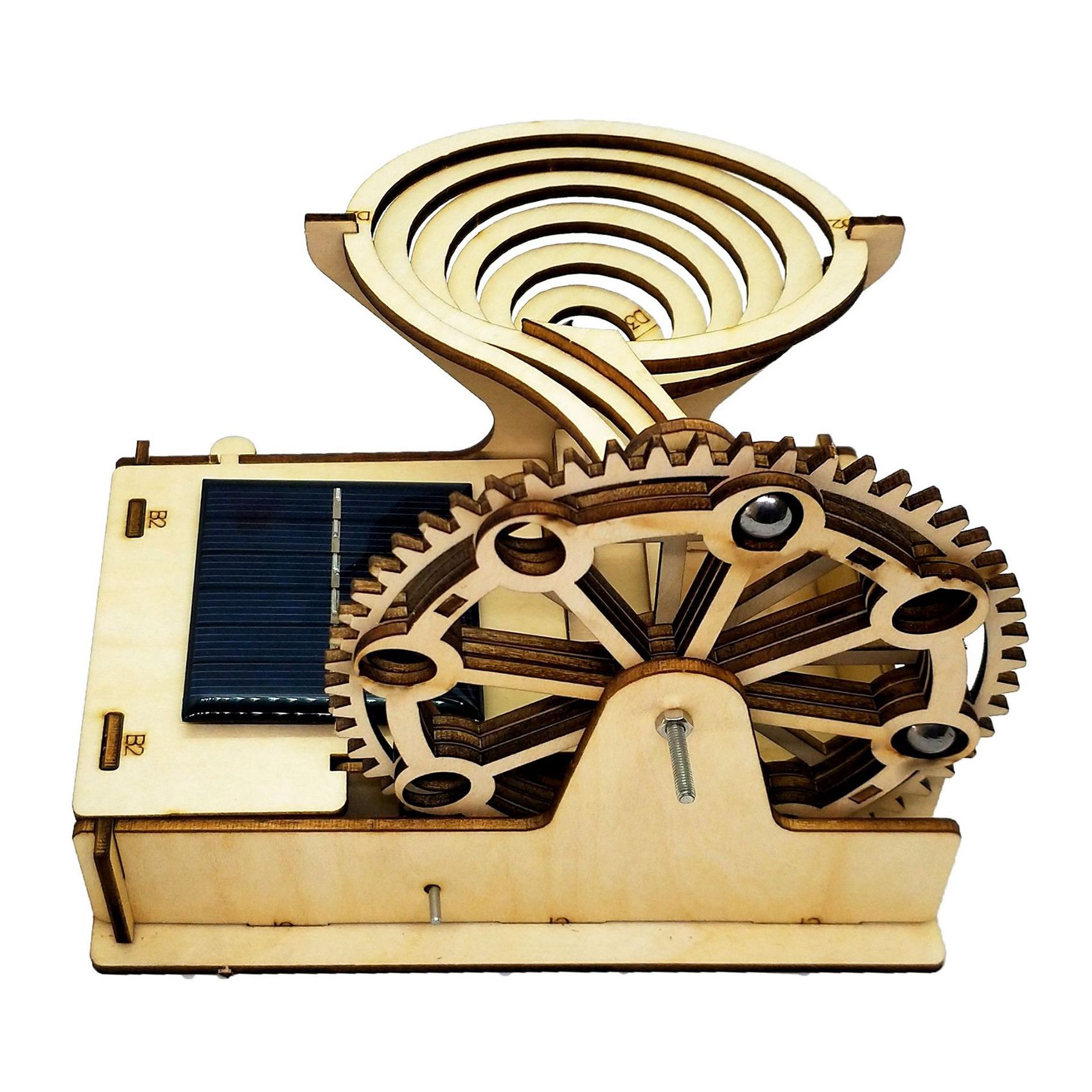 Practical 3D Wooden Marble Run - đánh giá và giá Running Gear Track