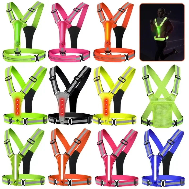 LED Reflective Vest Running Ge - đánh giá và giá Running Gear For Night