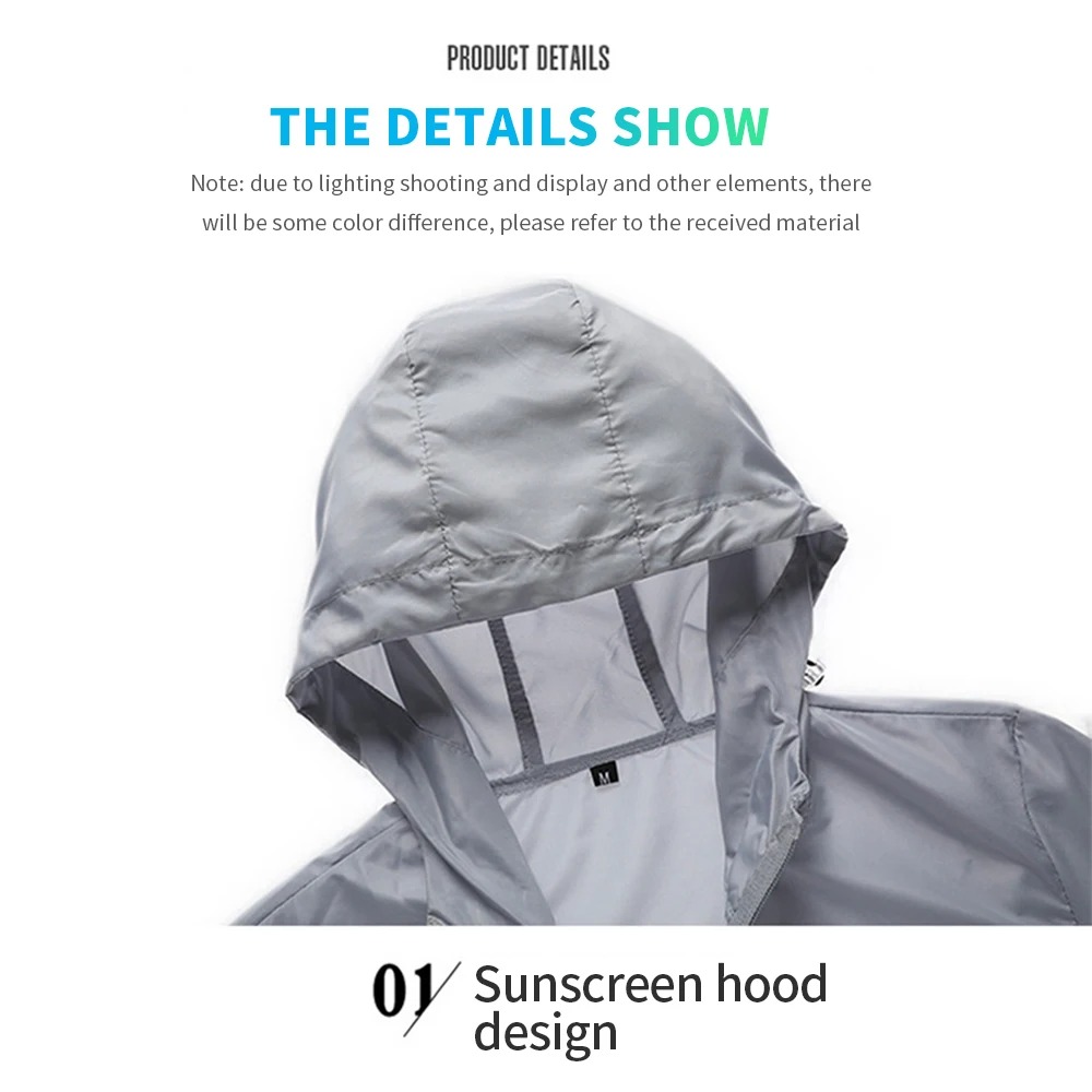 Men's Hooded Sun Protection Ja - đánh giá và giá Running Gear Jacket