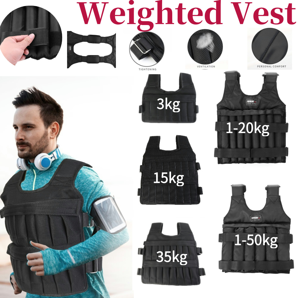 3/15/35kg Workout Weight Jacke - đánh giá và giá Running Gear Jacket