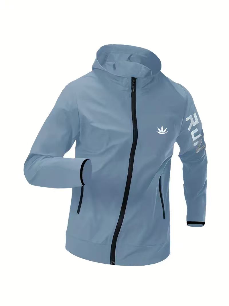 Mens Run Hooded Windbreaker Ja - đánh giá và giá Running Gear Jacket