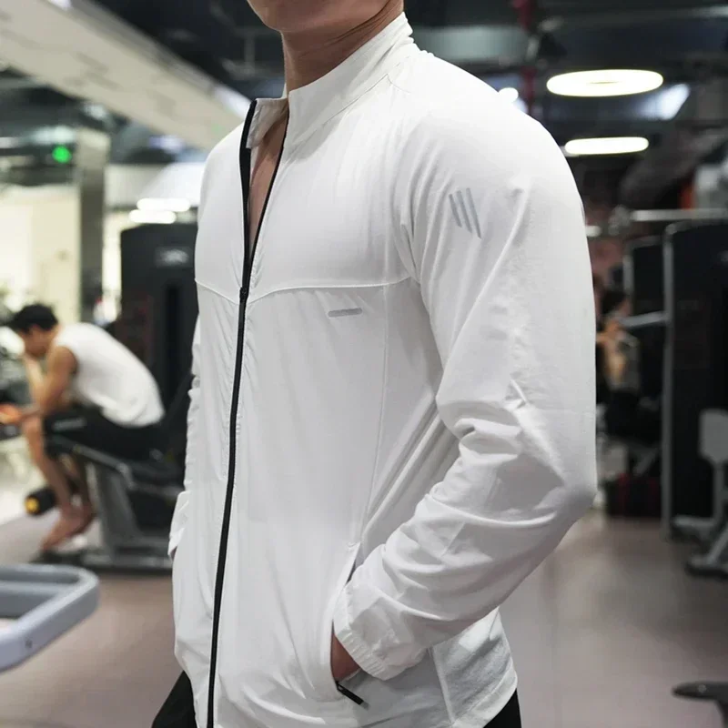 Ice Silk Thin Shirts Tops Spor - đánh giá và giá Running Gear Jacket