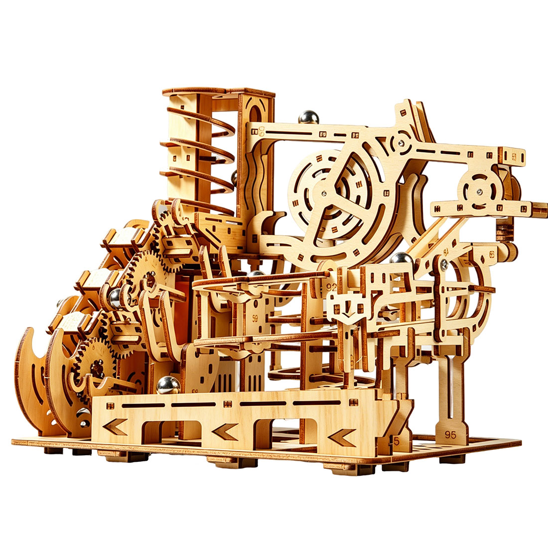 3D Wooden Puzzle Mechanical Ma - đánh giá và giá Running Gear Track